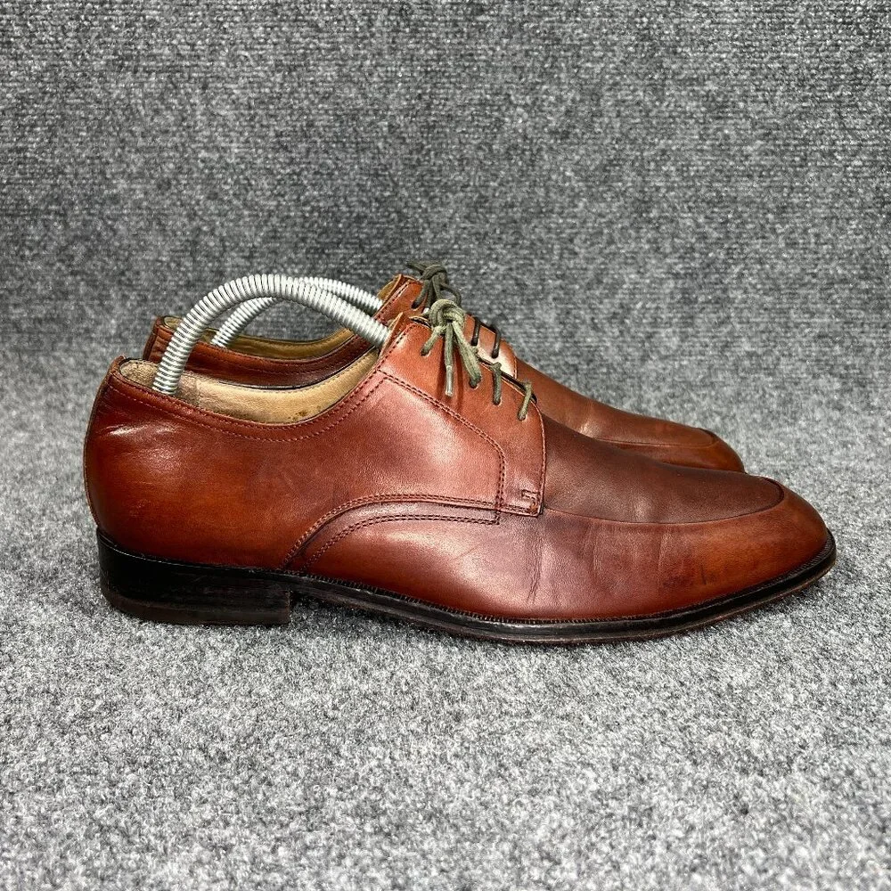 Johnston Murphy‎ Derby Shoes Men's Size 10 Brown Leather Lace Up Dress Oxfords